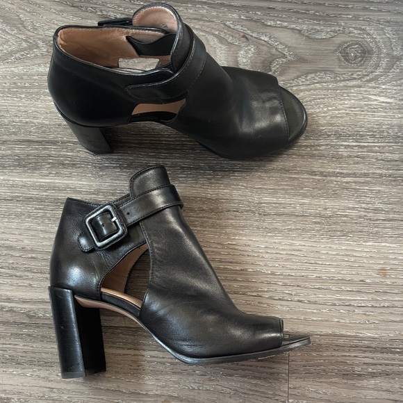 Stuart Weitzman peep toe booties - Picture 3 of 6